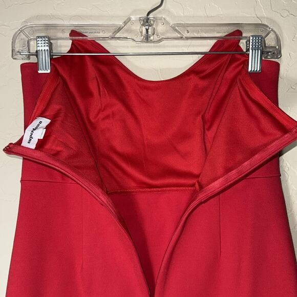 Revolve Superdown Ryleigh Strapless Maxi Dress in Red - Picture 9 of 12